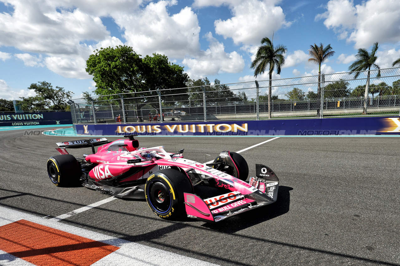GP MIAMI, Isack Hadjar (FRA) Racing Bulls VCARB 02.

02.05.2025. Formula 1 World Championship, Rd 6, Miami Grand Prix, Miami, Florida, USA, Sprint Qualifiche Day.

- www.xpbimages.com, EMail: requests@xpbimages.com © Copyright: Bearne / XPB Images