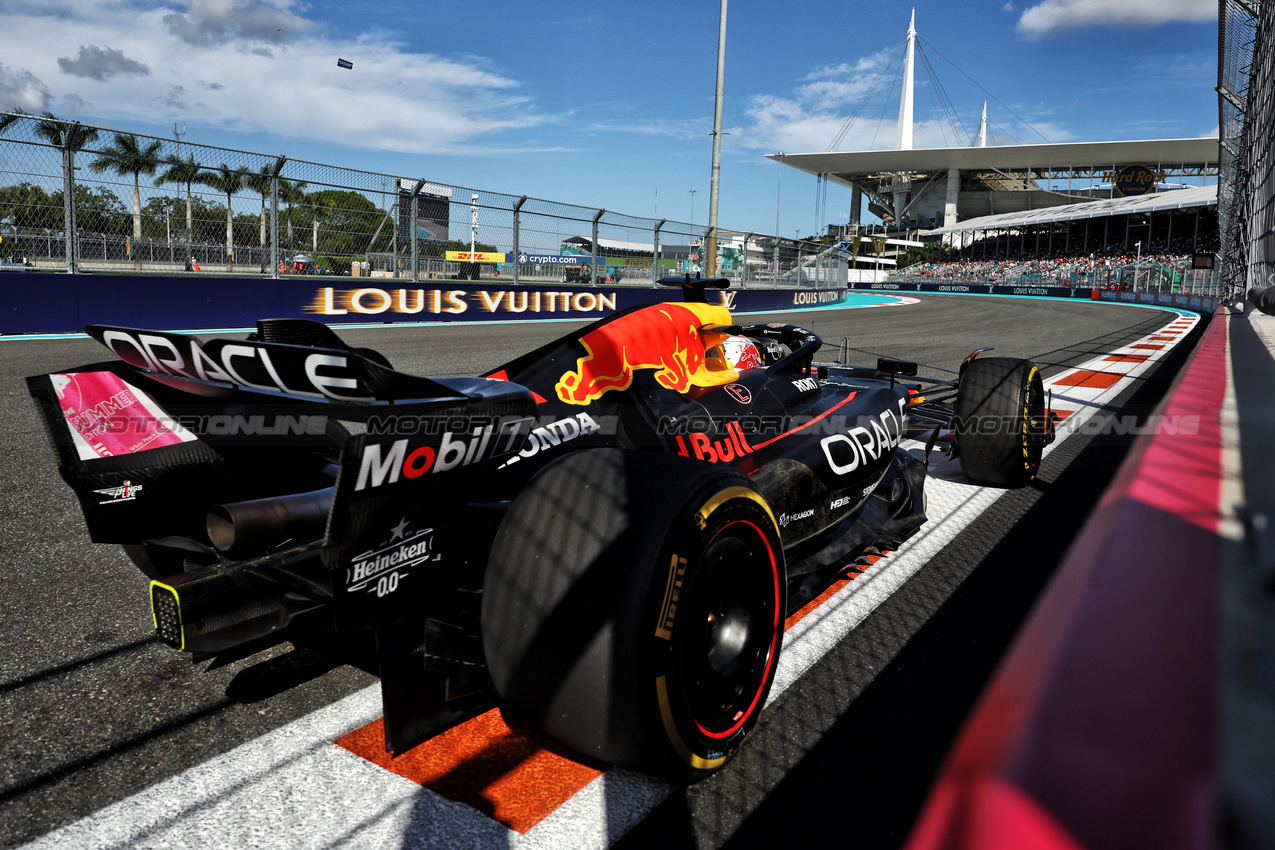 GP MIAMI, Max Verstappen (NLD) Red Bull Racing RB21.

02.05.2025. Formula 1 World Championship, Rd 6, Miami Grand Prix, Miami, Florida, USA, Sprint Qualifiche Day.

- www.xpbimages.com, EMail: requests@xpbimages.com © Copyright: Bearne / XPB Images