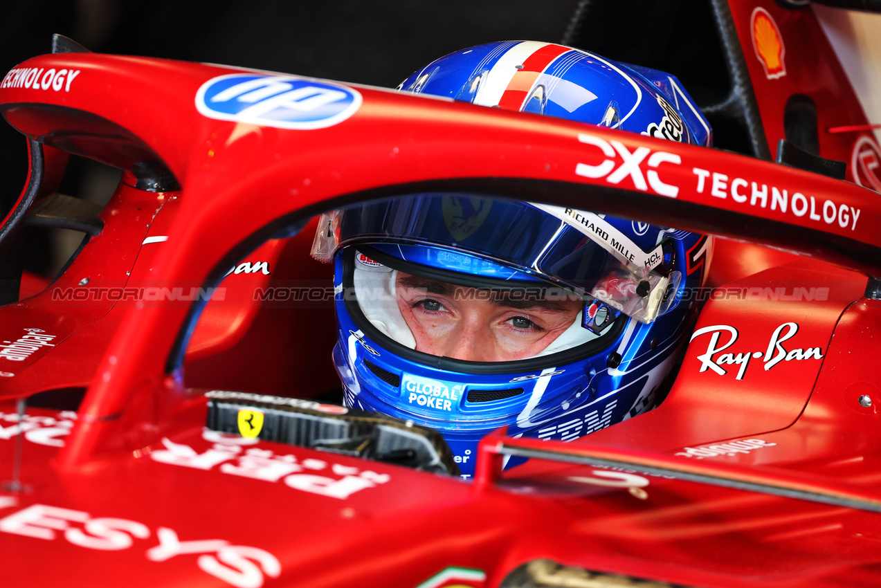 GP MIAMI, Charles Leclerc (MON) Ferrari SF-25.

02.05.2025. Formula 1 World Championship, Rd 6, Miami Grand Prix, Miami, Florida, USA, Sprint Qualifiche Day.

- www.xpbimages.com, EMail: requests@xpbimages.com © Copyright: Batchelor / XPB Images