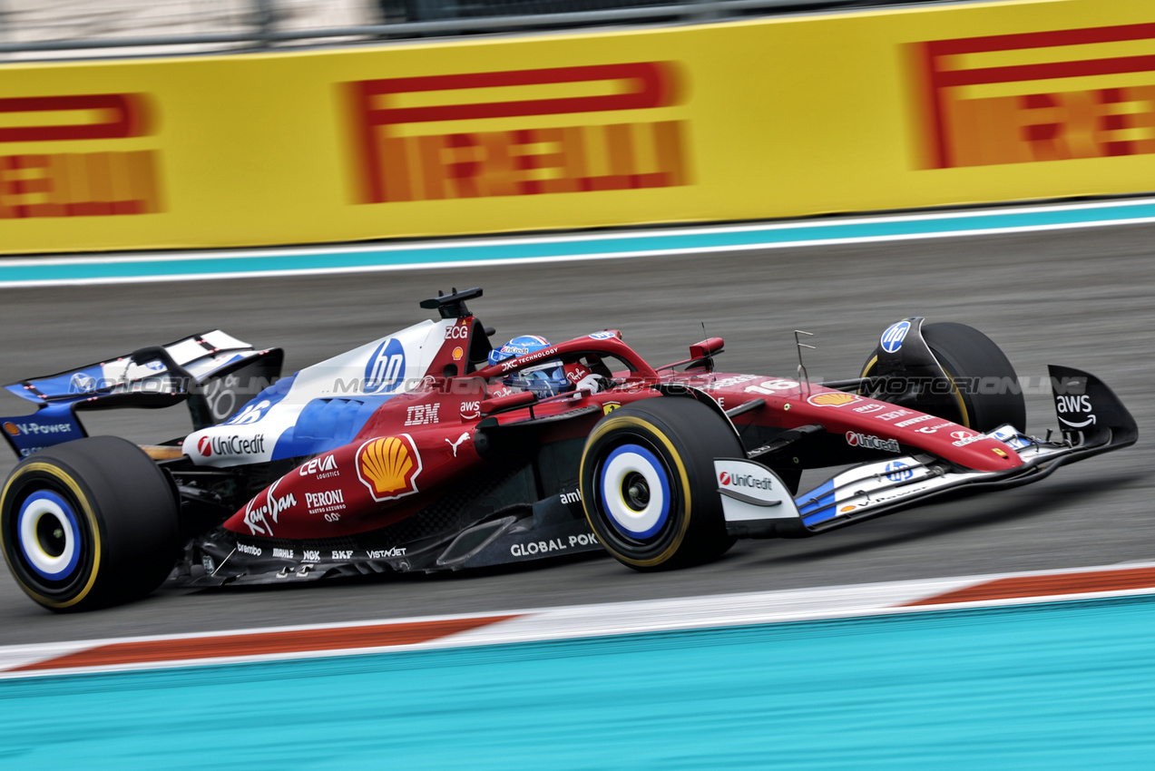 GP MIAMI, Charles Leclerc (MON) Ferrari SF-25.

02.05.2025. Formula 1 World Championship, Rd 6, Miami Grand Prix, Miami, Florida, USA, Sprint Qualifiche Day.

- www.xpbimages.com, EMail: requests@xpbimages.com © Copyright: Bearne / XPB Images