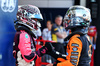 GP MIAMI, (L to R): Andrea Kimi Antonelli (ITA) Mercedes AMG F1 celebrates his pole position in Sprint qualifying parc ferme with Lando Norris (GBR) McLaren.

02.05.2025. Formula 1 World Championship, Rd 6, Miami Grand Prix, Miami, Florida, USA, Sprint Qualifiche Day.

- www.xpbimages.com, EMail: requests@xpbimages.com © Copyright: Moy / XPB Images