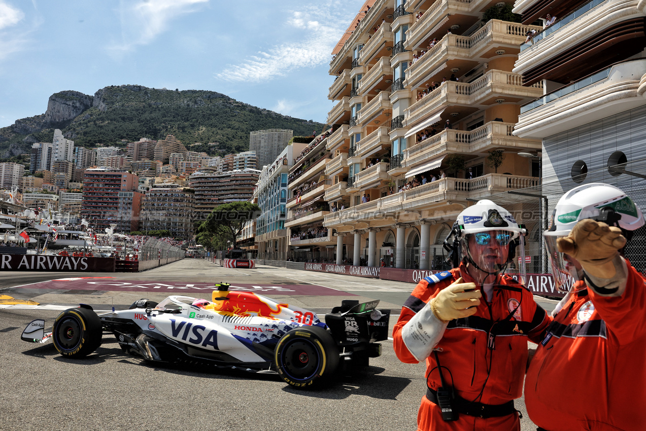 GP MONACO, Liam Lawson (NZL) Racing Bulls VCARB 02.

25.05.2025. Formula 1 World Championship, Rd 8, Monaco Grand Prix, Monte Carlo, Monaco, Gara Day.

- www.xpbimages.com, EMail: requests@xpbimages.com © Copyright: Bearne / XPB Images