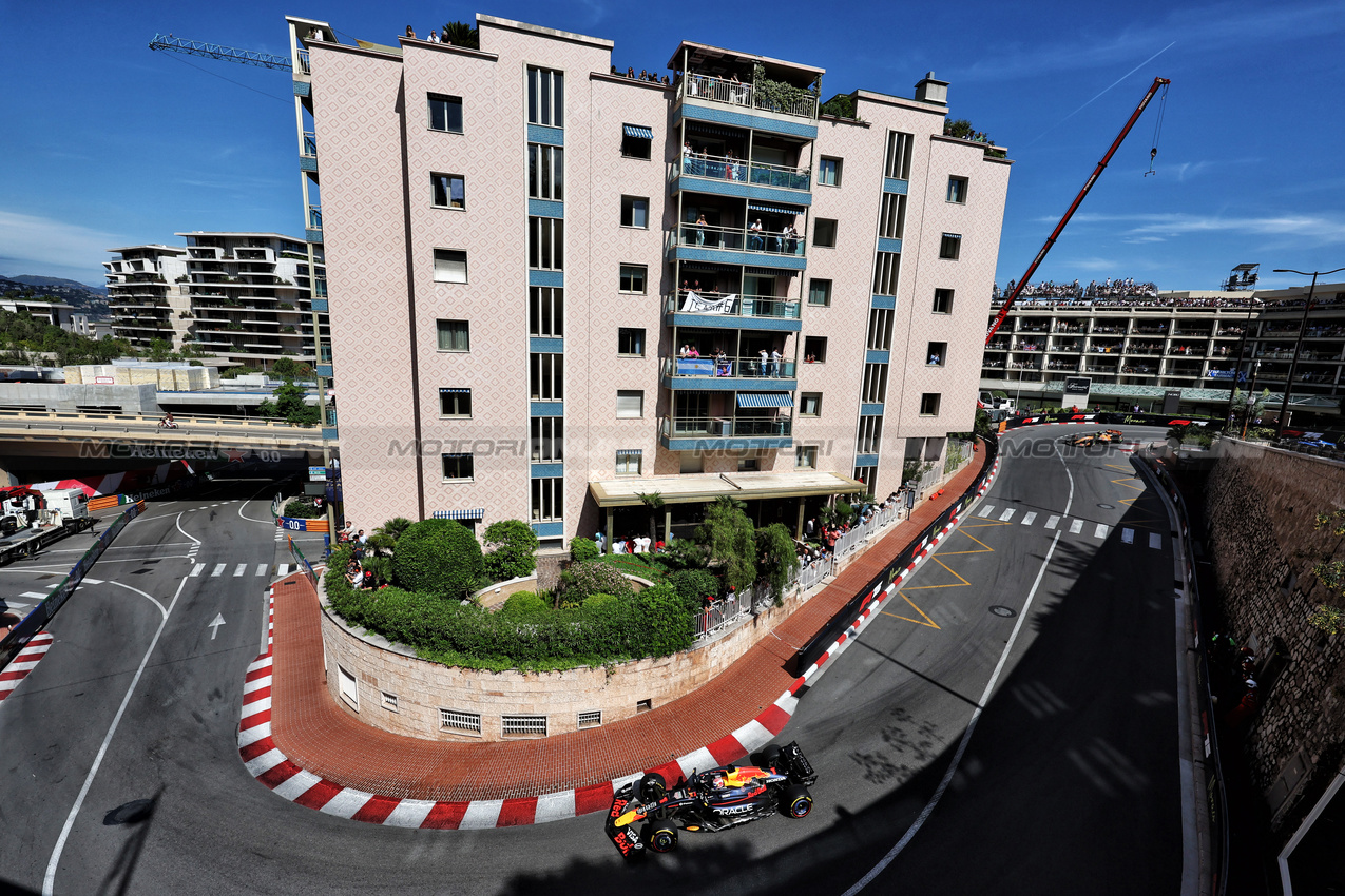 GP MONACO, Max Verstappen (NLD) Red Bull Racing RB21.

25.05.2025. Formula 1 World Championship, Rd 8, Monaco Grand Prix, Monte Carlo, Monaco, Gara Day.

- www.xpbimages.com, EMail: requests@xpbimages.com © Copyright: Moy / XPB Images