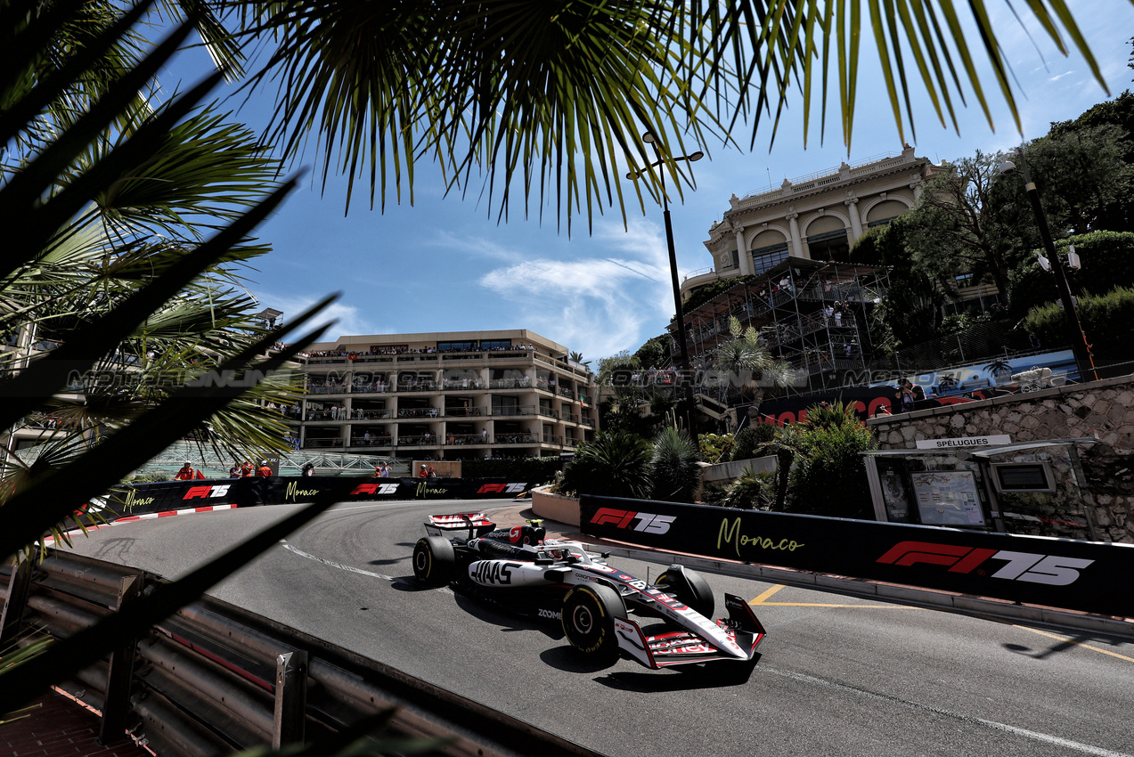 GP MONACO, Oliver Bearman (GBR) Haas VF-25.

25.05.2025. Formula 1 World Championship, Rd 8, Monaco Grand Prix, Monte Carlo, Monaco, Gara Day.

- www.xpbimages.com, EMail: requests@xpbimages.com © Copyright: Moy / XPB Images