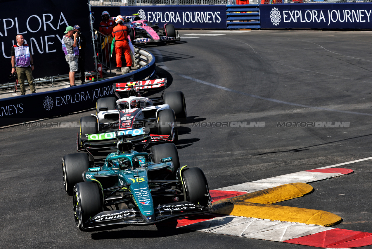 GP MONACO, Lance Stroll (CDN) Aston Martin F1 Team AMR25.

25.05.2025. Formula 1 World Championship, Rd 8, Monaco Grand Prix, Monte Carlo, Monaco, Gara Day.

- www.xpbimages.com, EMail: requests@xpbimages.com © Copyright: Batchelor / XPB Images