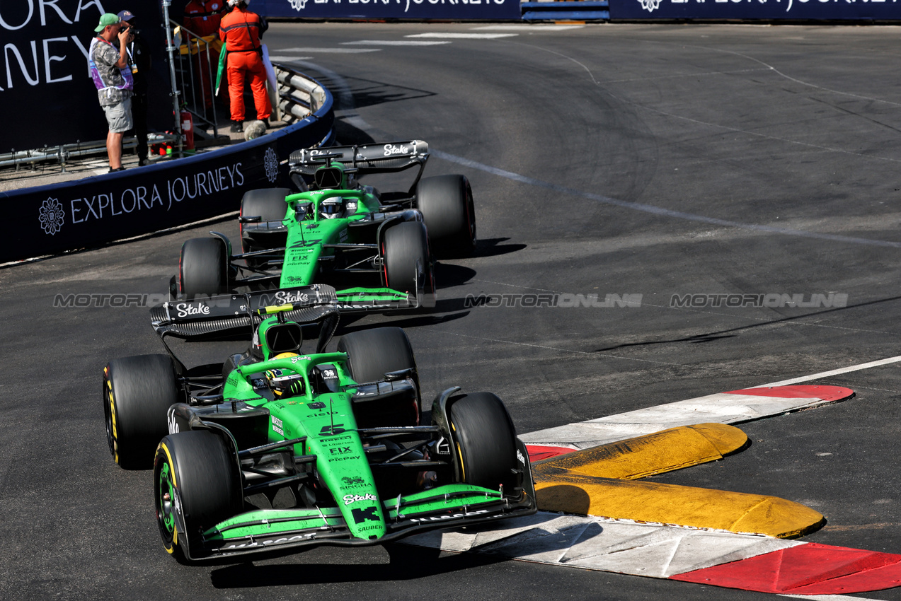 GP MONACO, Gabriel Bortoleto (BRA) Sauber C45.

25.05.2025. Formula 1 World Championship, Rd 8, Monaco Grand Prix, Monte Carlo, Monaco, Gara Day.

- www.xpbimages.com, EMail: requests@xpbimages.com © Copyright: Batchelor / XPB Images