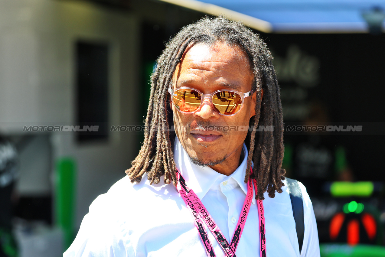GP MONACO, Edgar Davids (NLD) Former Football Player.

25.05.2025. Formula 1 World Championship, Rd 8, Monaco Grand Prix, Monte Carlo, Monaco, Gara Day.

- www.xpbimages.com, EMail: requests@xpbimages.com © Copyright: Batchelor / XPB Images