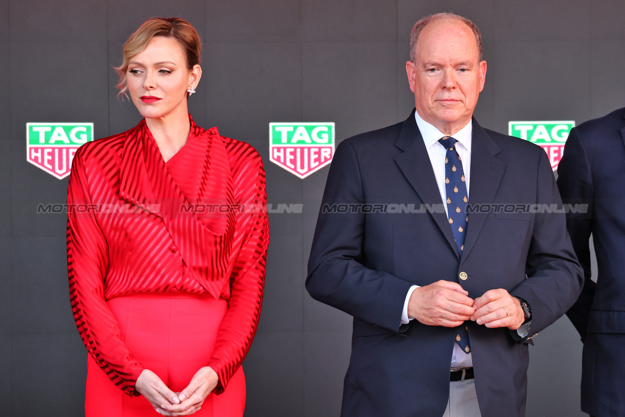 GP MONACO, (L to R): Princess Charlene of Monaco with HSH Prince Albert of Monaco (MON) on the podium.

25.05.2025. Formula 1 World Championship, Rd 8, Monaco Grand Prix, Monte Carlo, Monaco, Gara Day.

- www.xpbimages.com, EMail: requests@xpbimages.com © Copyright: Batchelor / XPB Images