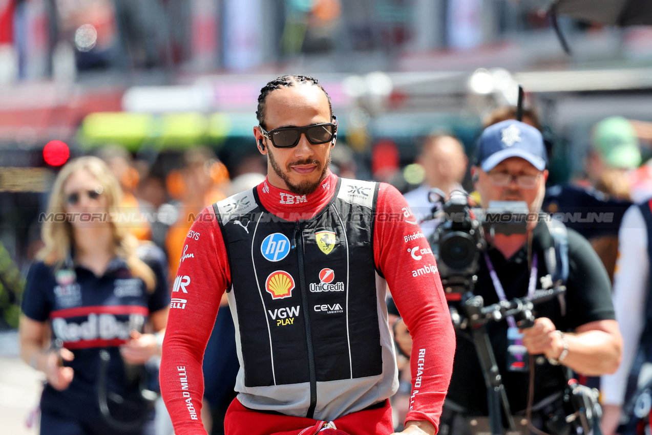 GP MONACO, Lewis Hamilton (GBR) Ferrari.

25.05.2025. Formula 1 World Championship, Rd 8, Monaco Grand Prix, Monte Carlo, Monaco, Gara Day.

- www.xpbimages.com, EMail: requests@xpbimages.com © Copyright: Charniaux / XPB Images