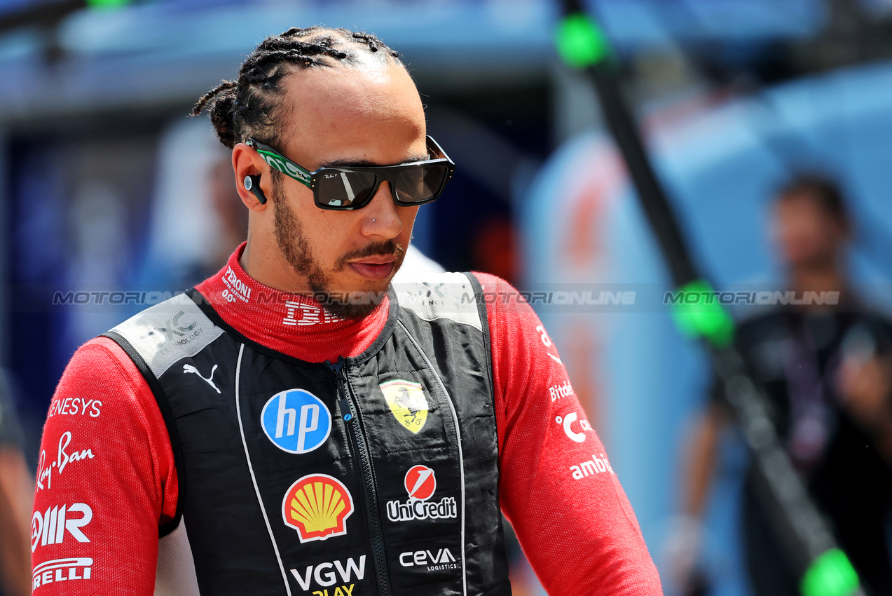 GP MONACO, Lewis Hamilton (GBR) Ferrari.

25.05.2025. Formula 1 World Championship, Rd 8, Monaco Grand Prix, Monte Carlo, Monaco, Gara Day.

- www.xpbimages.com, EMail: requests@xpbimages.com © Copyright: Charniaux / XPB Images