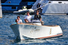 GP MONACO, George Russell (GBR) Mercedes AMG F1 on a boat in the harbour.

25.05.2025. Formula 1 World Championship, Rd 8, Monaco Grand Prix, Monte Carlo, Monaco, Gara Day.

- www.xpbimages.com, EMail: requests@xpbimages.com © Copyright: Moy / XPB Images