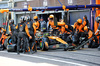 GP MONACO, Lando Norris (GBR) McLaren MCL39 makes a pit stop.

25.05.2025. Formula 1 World Championship, Rd 8, Monaco Grand Prix, Monte Carlo, Monaco, Gara Day.

- www.xpbimages.com, EMail: requests@xpbimages.com © Copyright: Batchelor / XPB Images