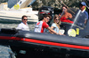 GP MONACO, Oliver Bearman (GBR) Haas F1 Team with Domenica Alicia Torriani.

25.05.2025. Formula 1 World Championship, Rd 8, Monaco Grand Prix, Monte Carlo, Monaco, Gara Day.

- www.xpbimages.com, EMail: requests@xpbimages.com © Copyright: Moy / XPB Images