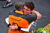 GP MONACO, Zak Brown (USA) McLaren Executive Director celebrates with vincitore Lando Norris (GBR) McLaren in parc ferme.

25.05.2025. Formula 1 World Championship, Rd 8, Monaco Grand Prix, Monte Carlo, Monaco, Gara Day.

- www.xpbimages.com, EMail: requests@xpbimages.com © Copyright: Batchelor / XPB Images