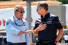 GP MONACO, (L to R): Jacky Ickx (BEL) with Christian Horner (GBR) Red Bull Racing Team Principal.

25.05.2025. Formula 1 World Championship, Rd 8, Monaco Grand Prix, Monte Carlo, Monaco, Gara Day.

- www.xpbimages.com, EMail: requests@xpbimages.com © Copyright: Batchelor / XPB Images