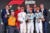 GP MONACO, The podium (L to R): Zak Brown (USA) McLaren Executive Director; Charles Leclerc (MON) Ferrari, second; Lando Norris (GBR) McLaren, vincitore; Oscar Piastri (AUS) McLaren, third.

25.05.2025. Formula 1 World Championship, Rd 8, Monaco Grand Prix, Monte Carlo, Monaco, Gara Day.

- www.xpbimages.com, EMail: requests@xpbimages.com © Copyright: Batchelor / XPB Images