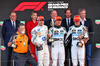 GP MONACO, The podium (L to R): Zak Brown (USA) McLaren Executive Director; Charles Leclerc (MON) Ferrari, second; Lando Norris (GBR) McLaren, vincitore; Oscar Piastri (AUS) McLaren, third.

25.05.2025. Formula 1 World Championship, Rd 8, Monaco Grand Prix, Monte Carlo, Monaco, Gara Day.

- www.xpbimages.com, EMail: requests@xpbimages.com © Copyright: Batchelor / XPB Images