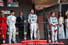 GP MONACO, The podium (L to R): Charles Leclerc (MON) Ferrari, second; Lando Norris (GBR) McLaren, vincitore; Oscar Piastri (AUS) McLaren, third.

25.05.2025. Formula 1 World Championship, Rd 8, Monaco Grand Prix, Monte Carlo, Monaco, Gara Day.

- www.xpbimages.com, EMail: requests@xpbimages.com © Copyright: Charniaux / XPB Images