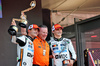 GP MONACO, L to R): Gara winner Lando Norris (GBR) McLaren on the podium with Zak Brown (USA) McLaren Executive Director e third placed Oscar Piastri (AUS) McLaren.

25.05.2025. Formula 1 World Championship, Rd 8, Monaco Grand Prix, Monte Carlo, Monaco, Gara Day.

- www.xpbimages.com, EMail: requests@xpbimages.com © Copyright: Charniaux / XPB Images