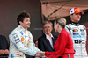 GP MONACO, Charles Leclerc (MON) Ferrari celebrates his second position on the podium with Princess Charlene of Monaco.

25.05.2025. Formula 1 World Championship, Rd 8, Monaco Grand Prix, Monte Carlo, Monaco, Gara Day.

- www.xpbimages.com, EMail: requests@xpbimages.com © Copyright: Bearne / XPB Images