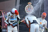GP MONACO, Gara winner Lando Norris (GBR) McLaren celebrates on the podium with Oscar Piastri (AUS) McLaren.

25.05.2025. Formula 1 World Championship, Rd 8, Monaco Grand Prix, Monte Carlo, Monaco, Gara Day.

- www.xpbimages.com, EMail: requests@xpbimages.com © Copyright: Bearne / XPB Images