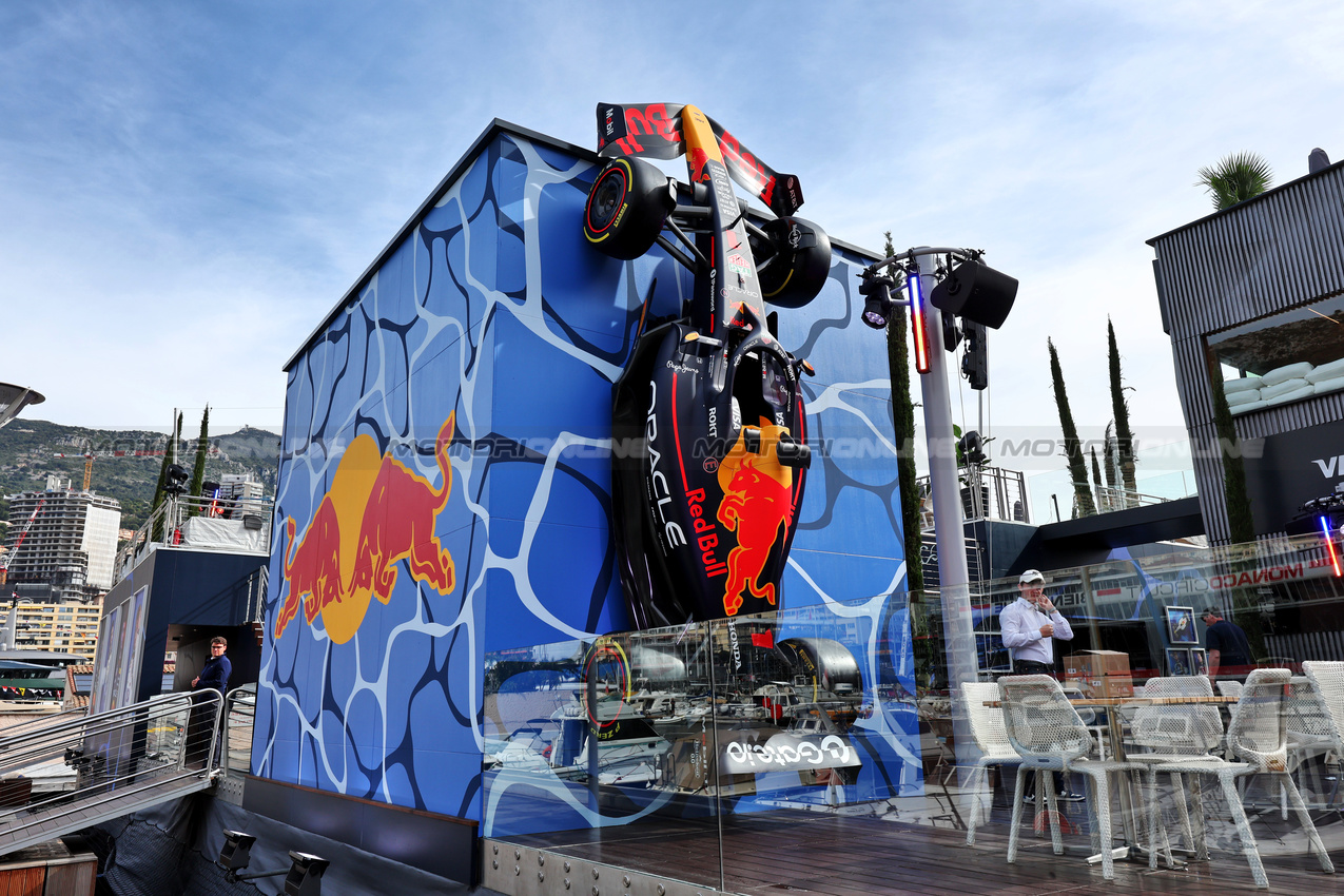GP MONACO, Red Bull Energy Station.

22.05.2025. Formula 1 World Championship, Rd 8, Monaco Grand Prix, Monte Carlo, Monaco, Preparation Day.

- www.xpbimages.com, EMail: requests@xpbimages.com © Copyright: Moy / XPB Images
