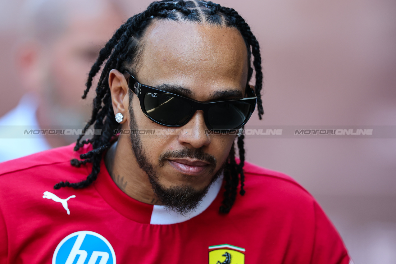 GP MONACO, Lewis Hamilton (GBR), Ferrari 
22.05.2025. Formula 1 World Championship, Rd 8, Monaco Grand Prix, Monte Carlo, Monaco, Preparation Day.
- www.xpbimages.com, EMail: requests@xpbimages.com © Copyright: Charniaux / XPB Images