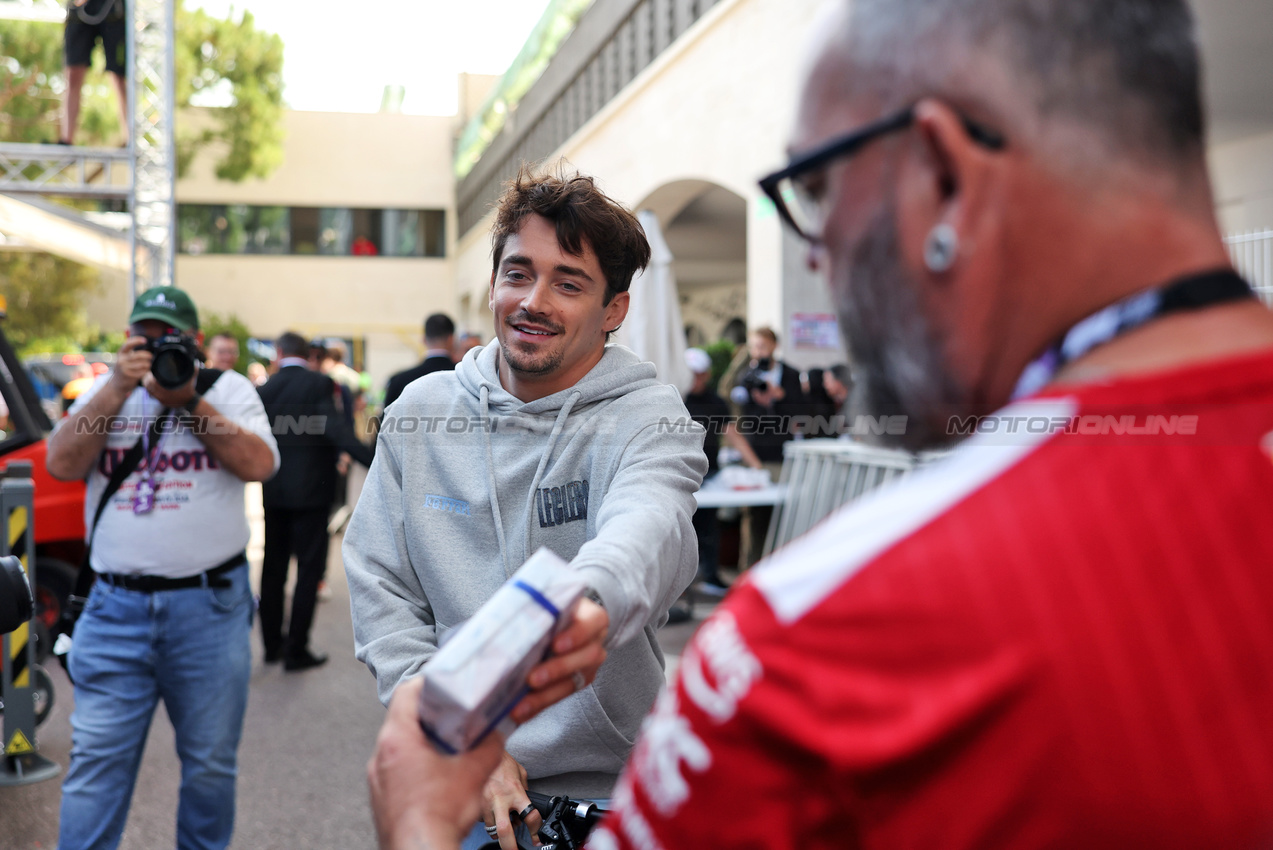 GP MONACO, Charles Leclerc (MON) Ferrari.

22.05.2025. Formula 1 World Championship, Rd 8, Monaco Grand Prix, Monte Carlo, Monaco, Preparation Day.

- www.xpbimages.com, EMail: requests@xpbimages.com © Copyright: Bearne / XPB Images
