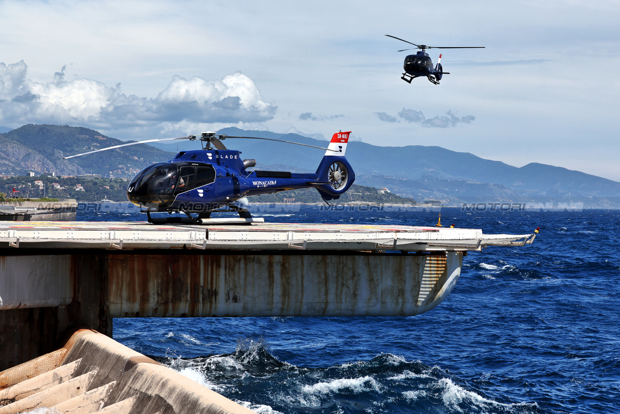 GP MONACO, Circuit Atmosfera - Monacair - Helicopter taxis.

22.05.2025. Formula 1 World Championship, Rd 8, Monaco Grand Prix, Monte Carlo, Monaco, Preparation Day.

- www.xpbimages.com, EMail: requests@xpbimages.com © Copyright: Moy / XPB Images