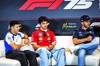 GP MONACO, (L to R): Isack Hadjar (FRA) Racing Bulls; Charles Leclerc (MON) Ferrari; e Pierre Gasly (FRA) Alpine F1 Team, in the FIA Press Conference.

22.05.2025. Formula 1 World Championship, Rd 8, Monaco Grand Prix, Monte Carlo, Monaco, Preparation Day.

- www.xpbimages.com, EMail: requests@xpbimages.com © Copyright: Bearne / XPB Images