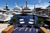 GP MONACO, Faith - the boat of Lance Stroll (CDN) Aston Martin F1, in the Monaco Harbour.

22.05.2025. Formula 1 World Championship, Rd 8, Monaco Grand Prix, Monte Carlo, Monaco, Preparation Day.

- www.xpbimages.com, EMail: requests@xpbimages.com © Copyright: Moy / XPB Images