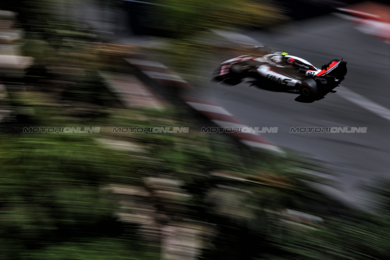 GP MONACO, Oliver Bearman (GBR) Haas VF-25.

24.05.2025. Formula 1 World Championship, Rd 8, Monaco Grand Prix, Monte Carlo, Monaco, Qualifiche Day.

- www.xpbimages.com, EMail: requests@xpbimages.com © Copyright: Charniaux / XPB Images