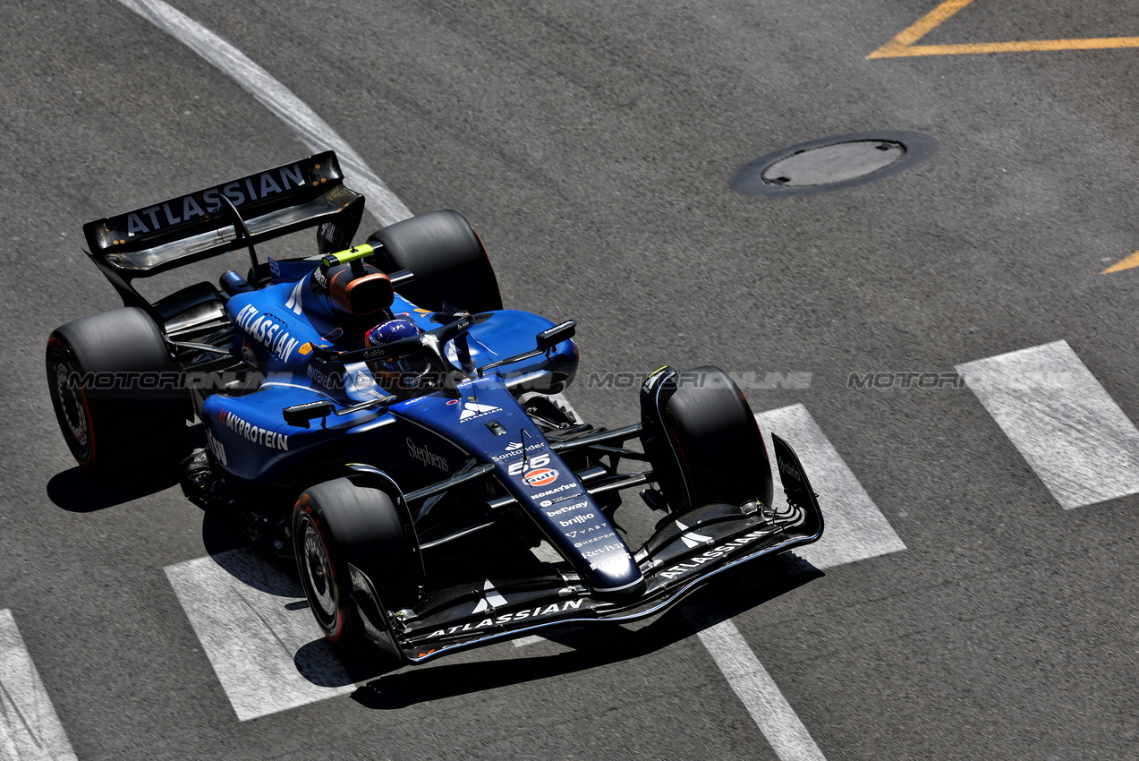 GP MONACO, Carlos Sainz (ESP) Atlassian Williams Racing FW47.

24.05.2025. Formula 1 World Championship, Rd 8, Monaco Grand Prix, Monte Carlo, Monaco, Qualifiche Day.

- www.xpbimages.com, EMail: requests@xpbimages.com © Copyright: Charniaux / XPB Images