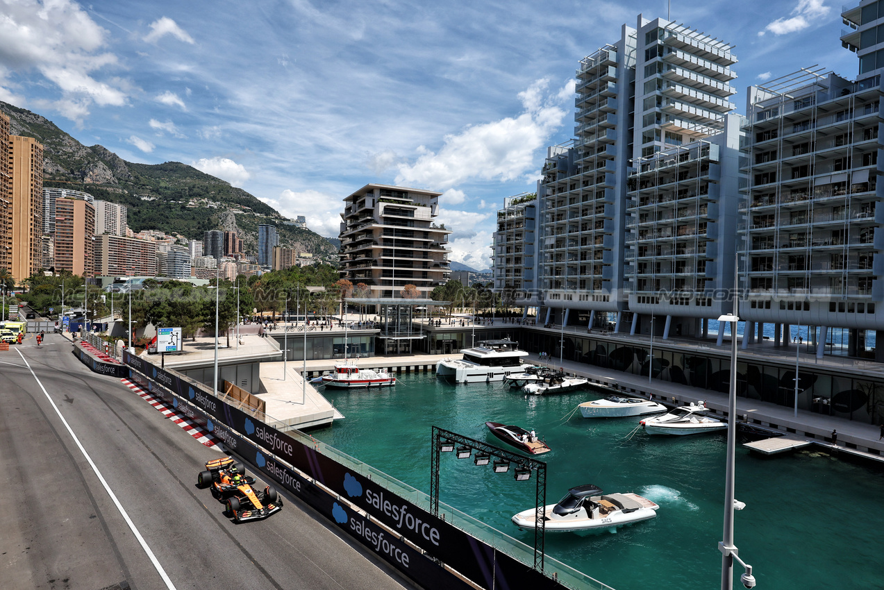 GP MONACO, Lando Norris (GBR) McLaren MCL39.

24.05.2025. Formula 1 World Championship, Rd 8, Monaco Grand Prix, Monte Carlo, Monaco, Qualifiche Day.

- www.xpbimages.com, EMail: requests@xpbimages.com © Copyright: Moy / XPB Images
