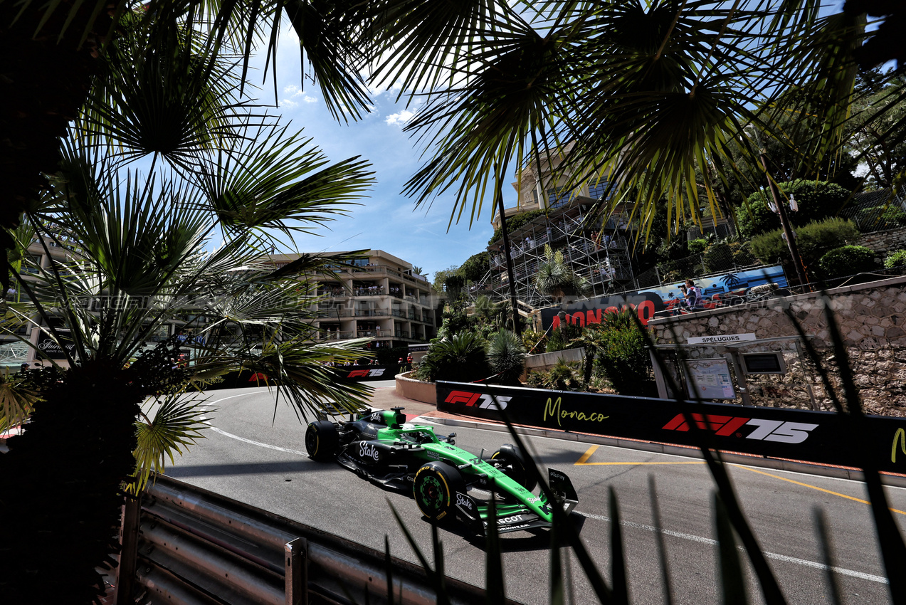 GP MONACO, Nico Hulkenberg (GER) Sauber C45.

24.05.2025. Formula 1 World Championship, Rd 8, Monaco Grand Prix, Monte Carlo, Monaco, Qualifiche Day.

- www.xpbimages.com, EMail: requests@xpbimages.com © Copyright: Moy / XPB Images