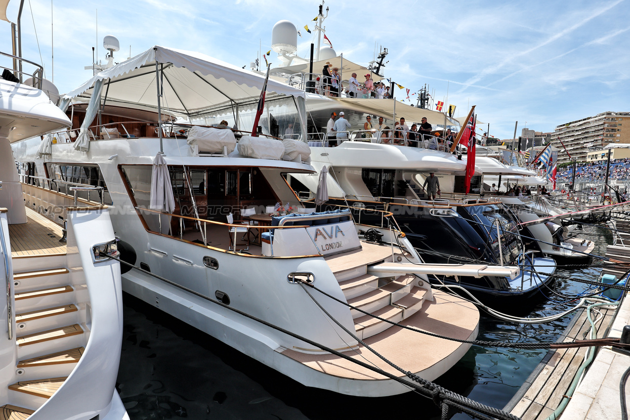 GP MONACO, Boats in the scenic Monaco Harbour.

24.05.2025. Formula 1 World Championship, Rd 8, Monaco Grand Prix, Monte Carlo, Monaco, Qualifiche Day.

- www.xpbimages.com, EMail: requests@xpbimages.com © Copyright: Moy / XPB Images