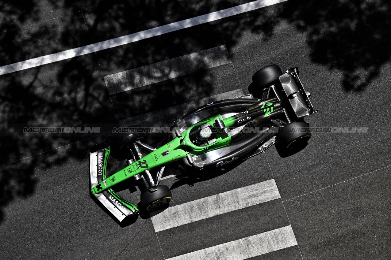 GP MONACO, Nico Hulkenberg (GER) Sauber C45.

24.05.2025. Formula 1 World Championship, Rd 8, Monaco Grand Prix, Monte Carlo, Monaco, Qualifiche Day.

- www.xpbimages.com, EMail: requests@xpbimages.com © Copyright: Price / XPB Images