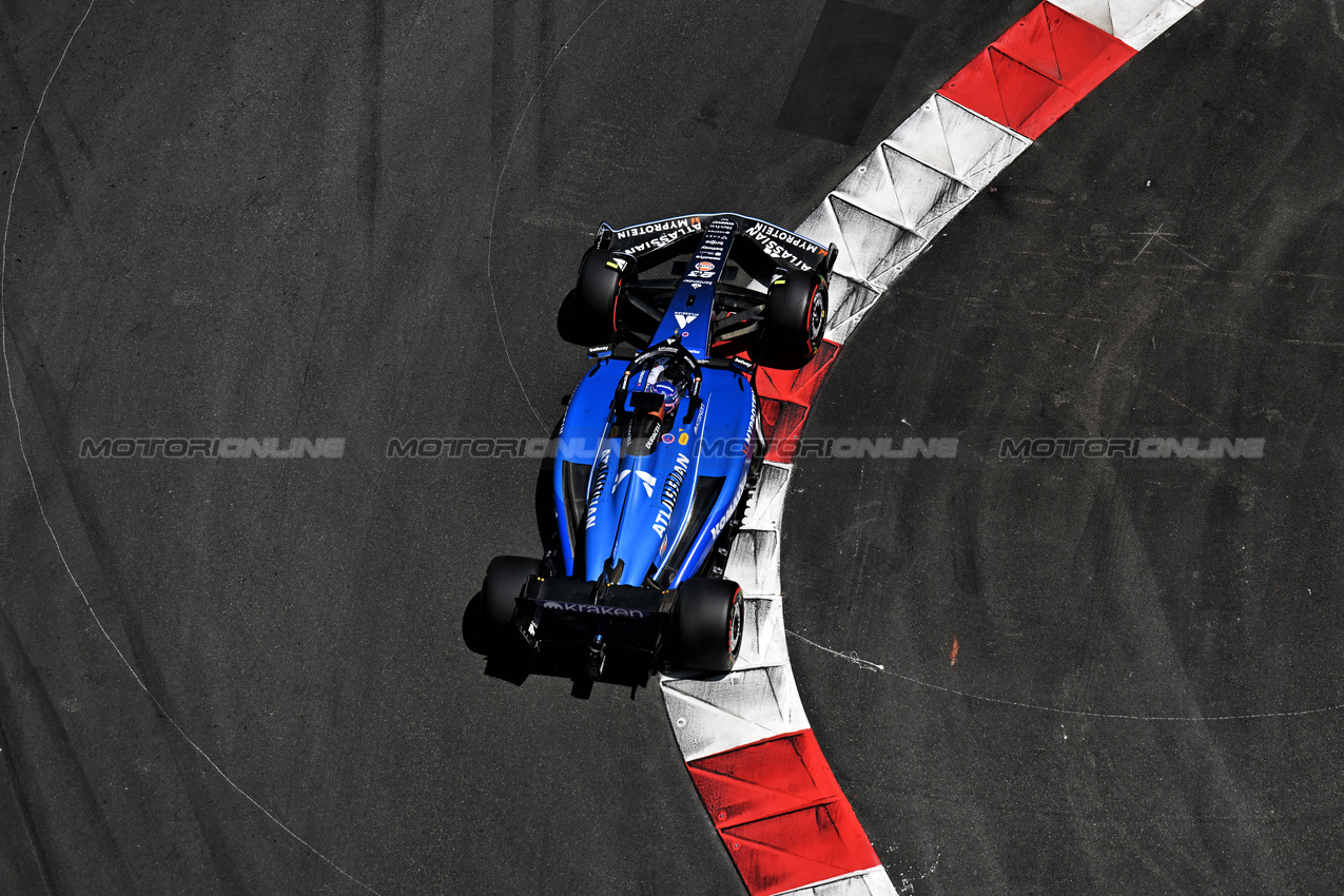 GP MONACO, Alexander Albon (THA) Atlassian Williams Racing FW47.

24.05.2025. Formula 1 World Championship, Rd 8, Monaco Grand Prix, Monte Carlo, Monaco, Qualifiche Day.

- www.xpbimages.com, EMail: requests@xpbimages.com © Copyright: Price / XPB Images