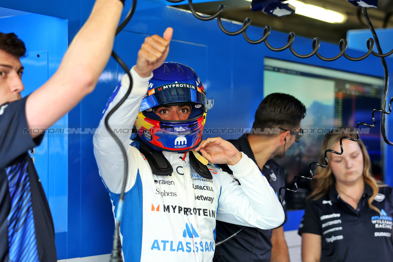 GP MONACO, Carlos Sainz (ESP) Atlassian Williams Racing.

24.05.2025. Formula 1 World Championship, Rd 8, Monaco Grand Prix, Monte Carlo, Monaco, Qualifiche Day.

- www.xpbimages.com, EMail: requests@xpbimages.com © Copyright: Bearne / XPB Images