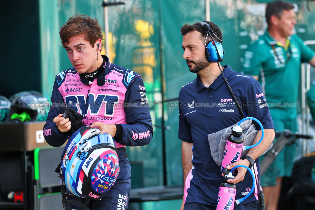 GP MONACO, Franco Colapinto (ARG) Alpine F1 Team.

24.05.2025. Formula 1 World Championship, Rd 8, Monaco Grand Prix, Monte Carlo, Monaco, Qualifiche Day.

- www.xpbimages.com, EMail: requests@xpbimages.com © Copyright: Batchelor / XPB Images