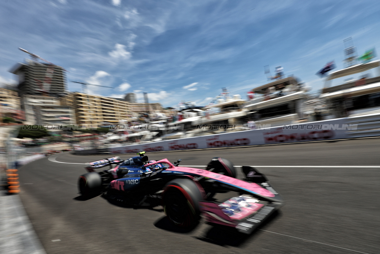 GP MONACO, Franco Colapinto (ARG) Alpine F1 Team A525.

24.05.2025. Formula 1 World Championship, Rd 8, Monaco Grand Prix, Monte Carlo, Monaco, Qualifiche Day.

- www.xpbimages.com, EMail: requests@xpbimages.com © Copyright: Bearne / XPB Images