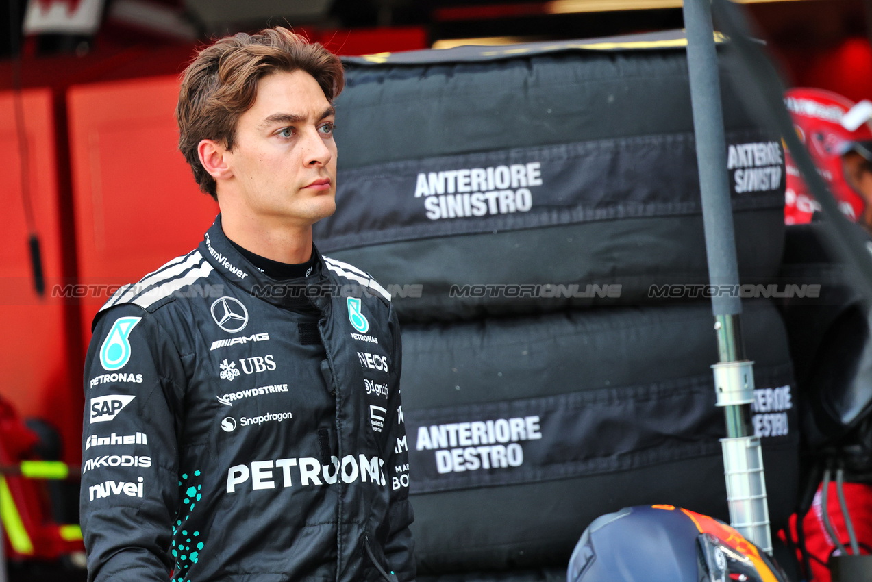 GP MONACO, George Russell (GBR) Mercedes AMG F1.

24.05.2025. Formula 1 World Championship, Rd 8, Monaco Grand Prix, Monte Carlo, Monaco, Qualifiche Day.

- www.xpbimages.com, EMail: requests@xpbimages.com © Copyright: Batchelor / XPB Images