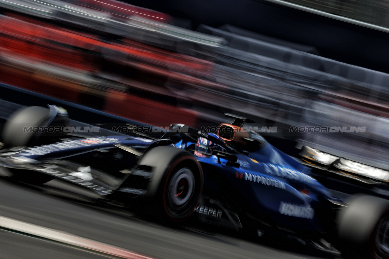 GP MONACO, Alexander Albon (THA) Atlassian Williams Racing FW47.

24.05.2025. Formula 1 World Championship, Rd 8, Monaco Grand Prix, Monte Carlo, Monaco, Qualifiche Day.

- www.xpbimages.com, EMail: requests@xpbimages.com © Copyright: Charniaux / XPB Images