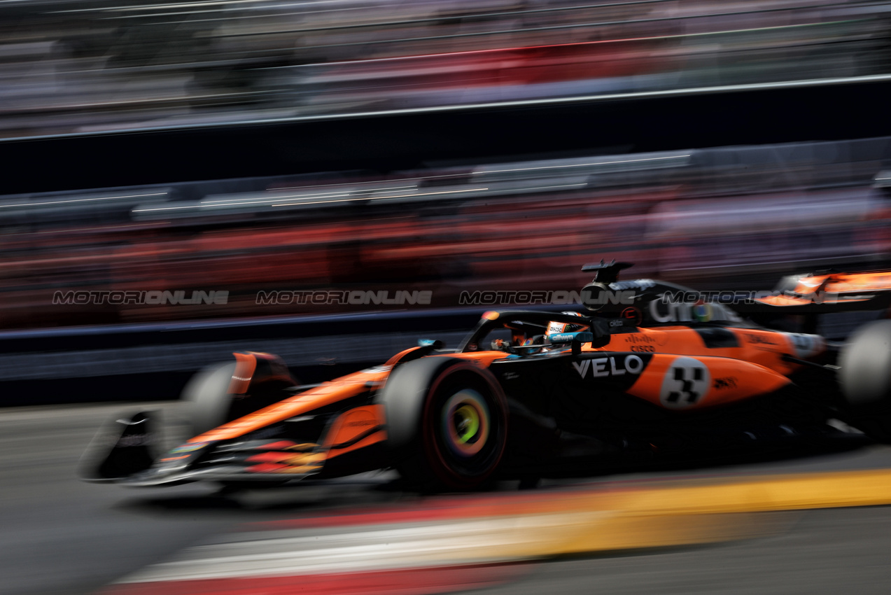 GP MONACO, Oscar Piastri (AUS) McLaren MCL39.

24.05.2025. Formula 1 World Championship, Rd 8, Monaco Grand Prix, Monte Carlo, Monaco, Qualifiche Day.

- www.xpbimages.com, EMail: requests@xpbimages.com © Copyright: Charniaux / XPB Images