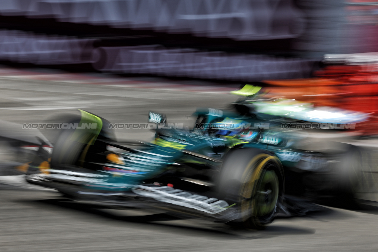 GP MONACO, Fernando Alonso (ESP) Aston Martin F1 Team AMR25.

24.05.2025. Formula 1 World Championship, Rd 8, Monaco Grand Prix, Monte Carlo, Monaco, Qualifiche Day.

- www.xpbimages.com, EMail: requests@xpbimages.com © Copyright: Moy / XPB Images