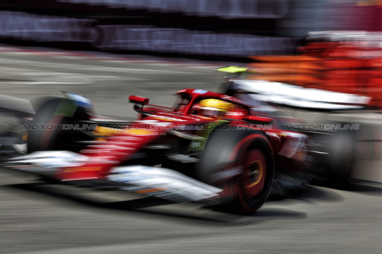 GP MONACO, Lewis Hamilton (GBR) Ferrari SF-25.

24.05.2025. Formula 1 World Championship, Rd 8, Monaco Grand Prix, Monte Carlo, Monaco, Qualifiche Day.

- www.xpbimages.com, EMail: requests@xpbimages.com © Copyright: Moy / XPB Images