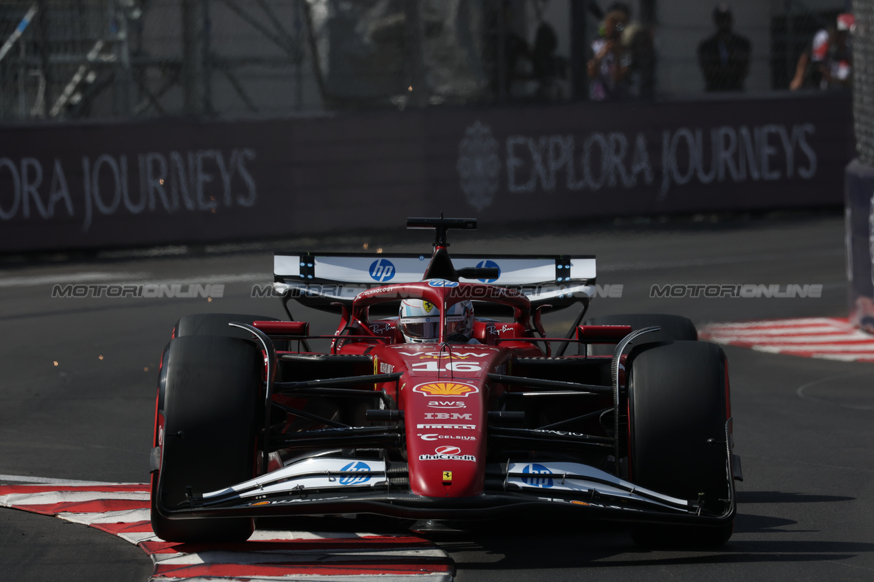 GP MONACO, Charles Leclerc (MON) Ferrari SF-25.

24.05.2025. Formula 1 World Championship, Rd 8, Monaco Grand Prix, Monte Carlo, Monaco, Qualifiche Day.

 - www.xpbimages.com, EMail: requests@xpbimages.com © Copyright: Coates / XPB Images