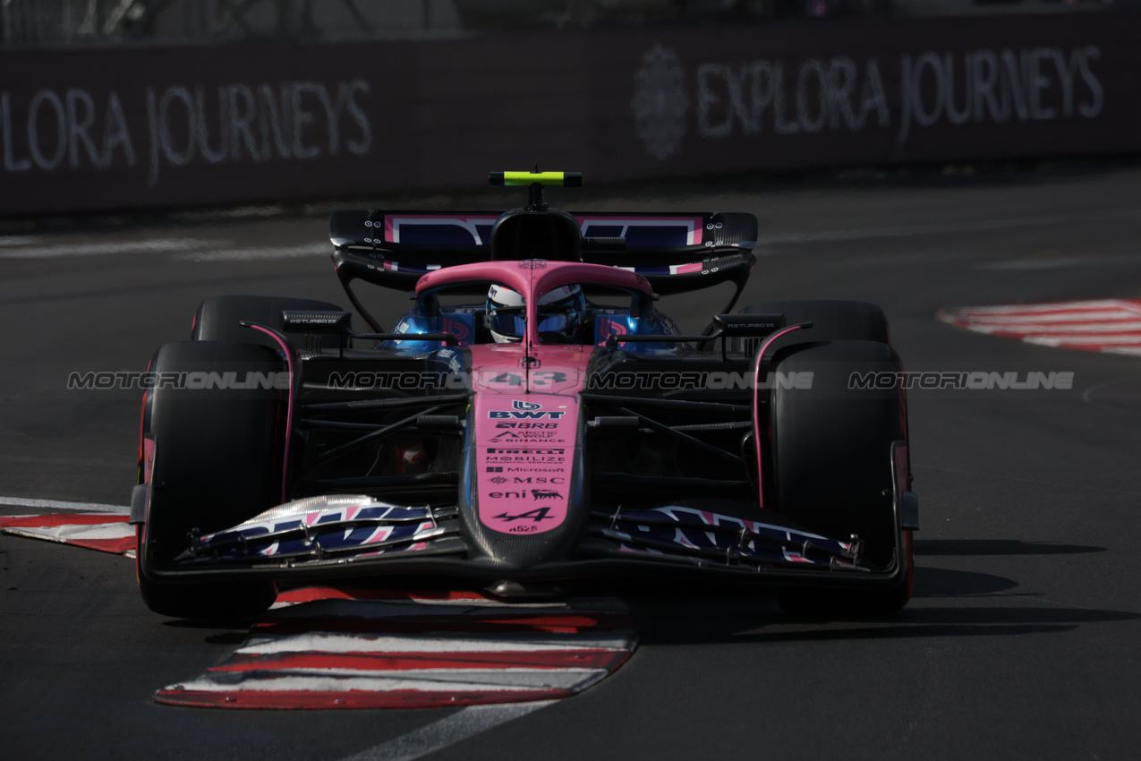 GP MONACO, Franco Colapinto (ARG) Alpine F1 Team A525.

24.05.2025. Formula 1 World Championship, Rd 8, Monaco Grand Prix, Monte Carlo, Monaco, Qualifiche Day.

 - www.xpbimages.com, EMail: requests@xpbimages.com © Copyright: Coates / XPB Images