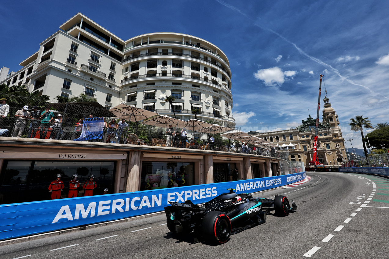 GP MONACO, Andrea Kimi Antonelli (ITA) Mercedes AMG F1 W16.

24.05.2025. Formula 1 World Championship, Rd 8, Monaco Grand Prix, Monte Carlo, Monaco, Qualifiche Day.

- www.xpbimages.com, EMail: requests@xpbimages.com © Copyright: Moy / XPB Images