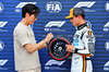 GP MONACO, (L to R): Lee Jung-jae (KOR) Actor presents the Pirelli Pole Position Award to Lando Norris (GBR) McLaren in qualifying parc ferme.

24.05.2025. Formula 1 World Championship, Rd 8, Monaco Grand Prix, Monte Carlo, Monaco, Qualifiche Day.

- www.xpbimages.com, EMail: requests@xpbimages.com © Copyright: Batchelor / XPB Images